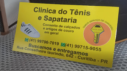 Clínica do Tênis sapataria e chaveiro. em Curitiba - PR