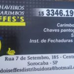 Imagem ilustrativa da empresa 2EFFE´S CHAVEIRO E CARIMBO em Sorocaba - SP