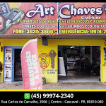 Imagem ilustrativa da empresa ART CHAVES PAULO - Chaveiro - Gravações e corte a Laser em Cascavel - PR
