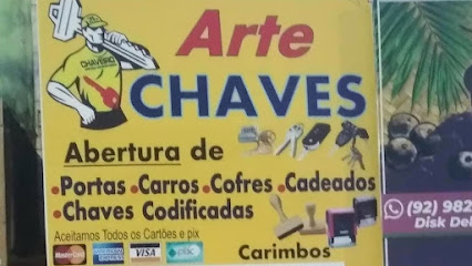 Imagem ilustrativa da empresa Arte chaves chaveiro em Manaus - AM