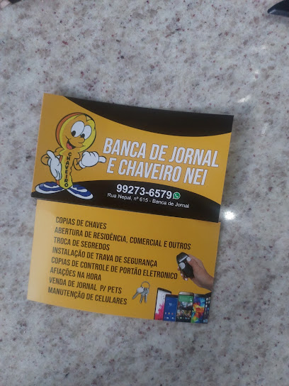 Banca e chaveiro nei em Santo André - SP
