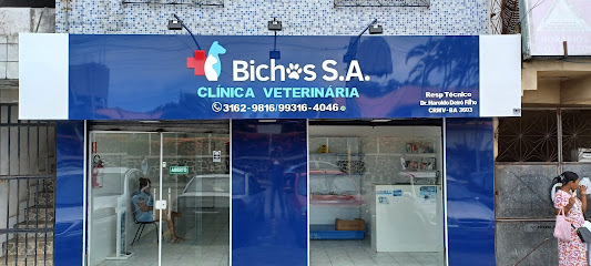 Bichos SA Veterinário Clínica Veterinária 24 horas em Salvador - BA