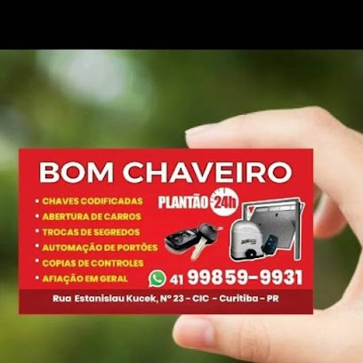Bom chaveiro Curitiba Barigui 24 horas em Curitiba - PR
