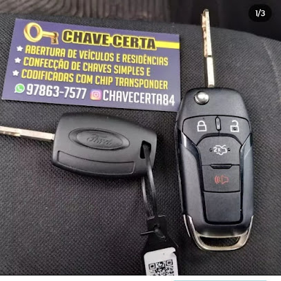 Chave Certa - Chaveiro em Guarulhos| Chaves Codificadas | Carros Nacionais e Importados em Guarulhos - SP