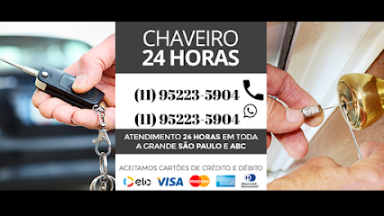Chaveiro 24 horas em São Paulo e ABC | Chaveiro Chave Mestra em São Paulo - SP