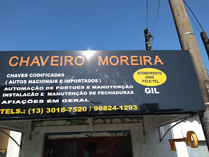 Imagem ilustrativa da empresa Chaveiro 24 horas Guarujá Moreira Emergência das 19:00 às 8;00hs por telefone em Guarujá - SP