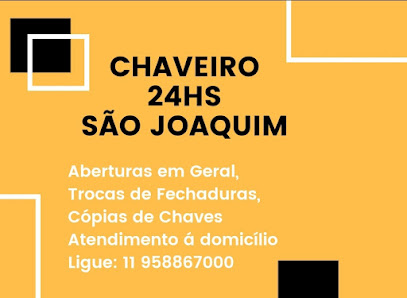 Chaveiro 24 horas São Joaquim em São Paulo - SP