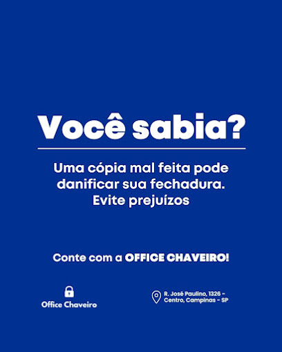 Imagem ilustrativa da empresa Chaveiro 24h Office Campinas em Campinas - SP
