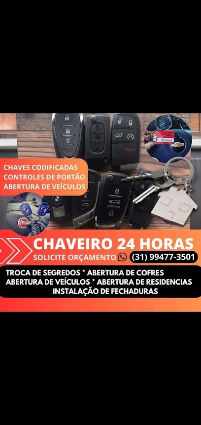 Chaveiro 24H - Rafael em Contagem - MG