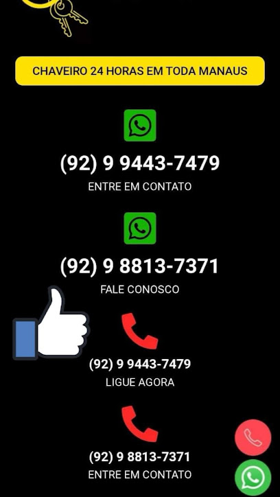 Imagem ilustrativa da empresa Chaveiro 24hs Manaus em Manaus - AM