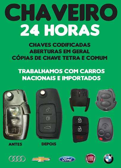 Chaveiro Canto do Forte 24 horas em Praia Grande - SP