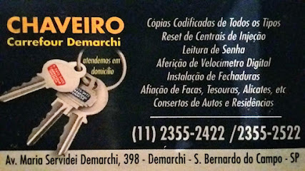 Chaveiro Carrefour Demarchi em São Bernardo do Campo - SP