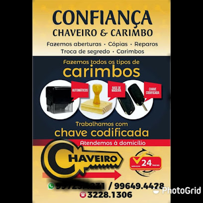 Chaveiro e Carimbo Confiança em Serra - ES