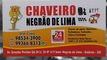 Imagem ilustrativa da empresa Chaveiro Negrão de Lima em Goiânia - GO