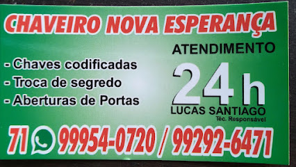 Imagem ilustrativa da empresa Chaveiro Nova Esperança (PITUBA) em Salvador - BA