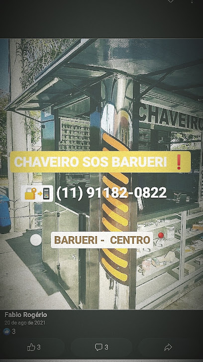 Chaveiro S.O.S Barueri! 24hs em Barueri - SP