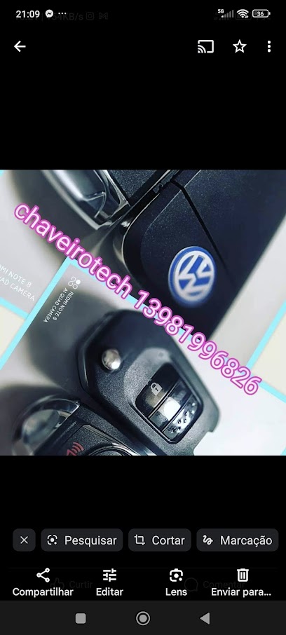Chaveiro Tech 24horas em Praia Grande - SP