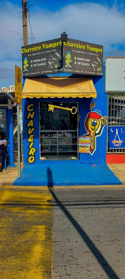 Imagem ilustrativa da empresa Chaveiro Vampré 24H em Limeira - SP