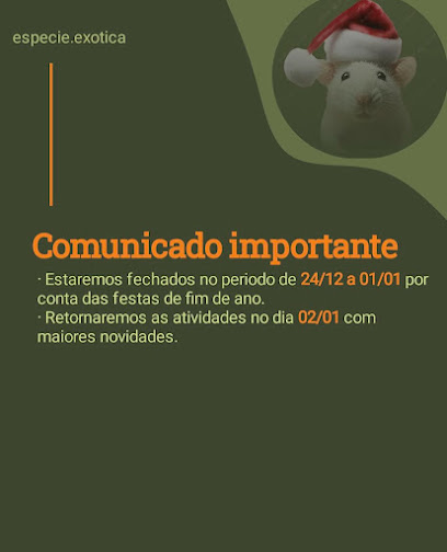 Espécie Exótica - Clínica Veterinária Silvestres e Exóticos em Ribeirão Preto - SP