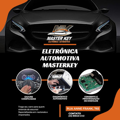 Master Key Eletrônica Automotiva e Chaves Codificadas em Curitiba - PR