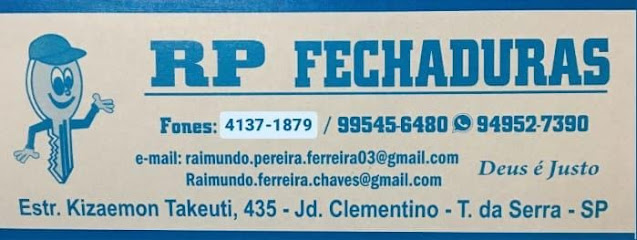 Imagem ilustrativa da empresa RP Fechaduras - A loja do chaveiro em Taboão da Serra - SP