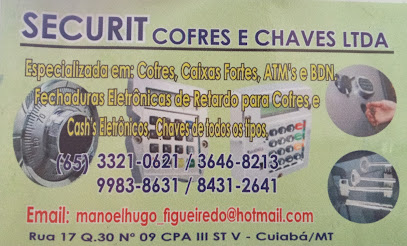 Security Cofres e Chaves Ltda em Cuiabá - MT