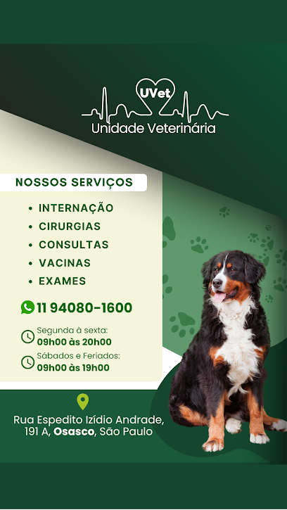 Imagem ilustrativa da empresa UVet- Clínica veterinária Osasco em Osasco - SP