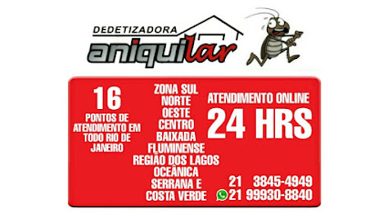 ANIQUILAR DEDETIZADORA E LIMPEZA DE RESERVATÓRIOS LTDA em Duque de Caxias - RJ