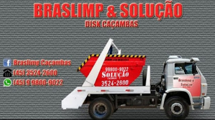 Braslimp Caçambas e Entulhos em Foz do Iguaçu - PR