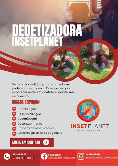 Dedetização São Gonçalo insetplanet dedetizadora em São Gonçalo - RJ