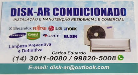Disk Ar Condicionado Bauru em Bauru - SP