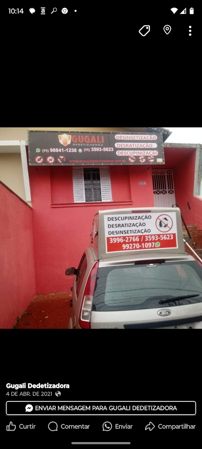 Gugali Dedetizadora - Controle de pragas em São Bernardo do Campo - SP