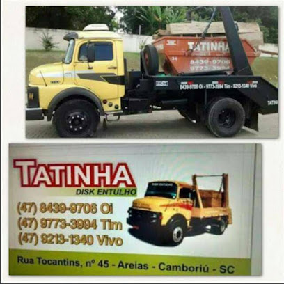 TATINHA DISK ENTULHO - Caçambas  em Camboriú - SC